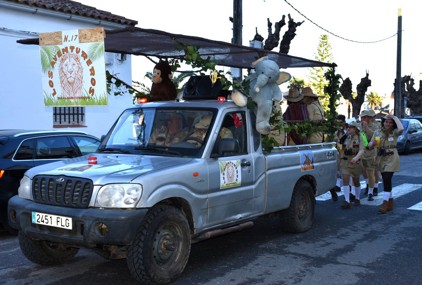 Desfile de comparsas del Carnaval del Buche. Alburquerque 2024