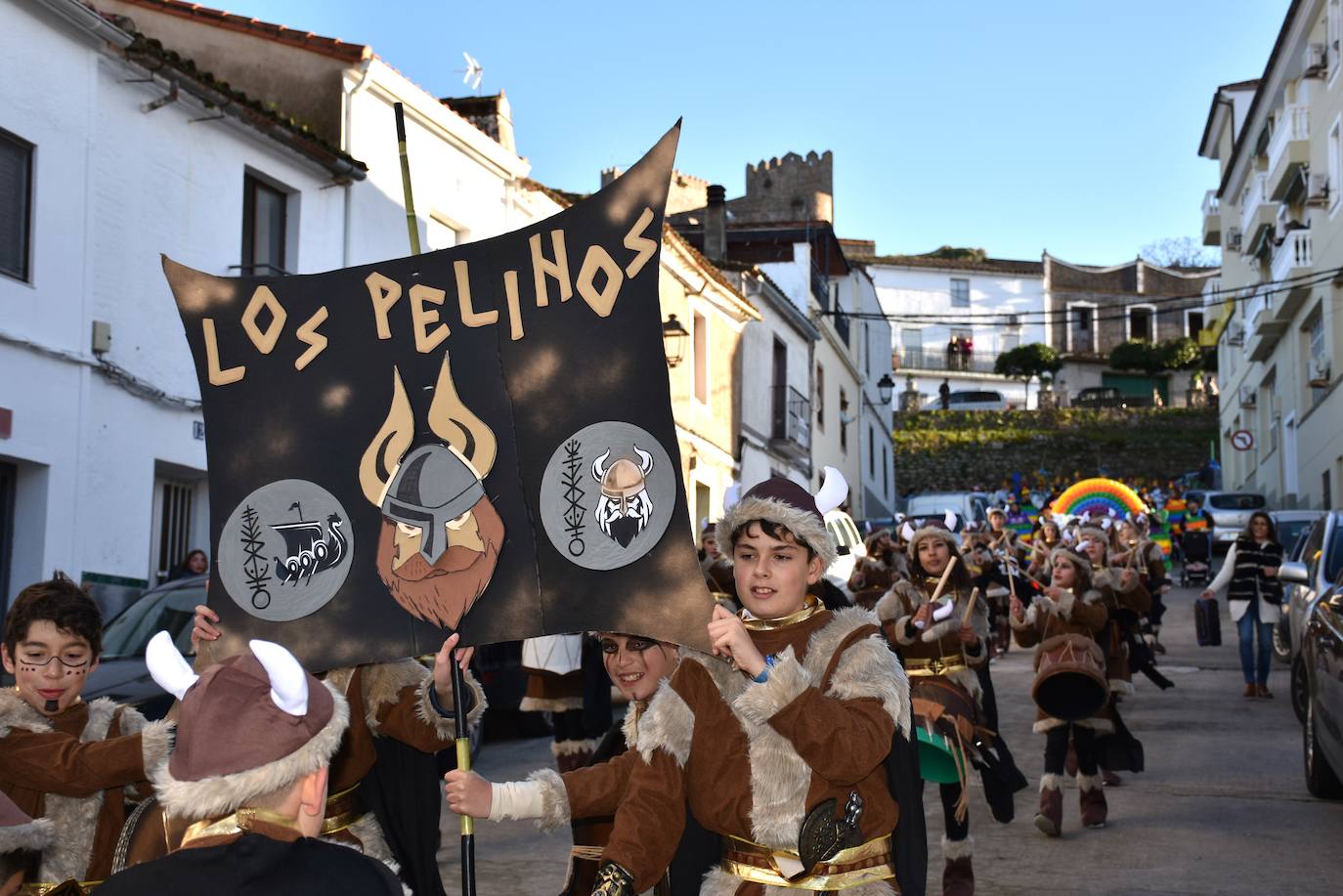 Desfile de comparsas del Carnaval del Buche. Alburquerque 2024