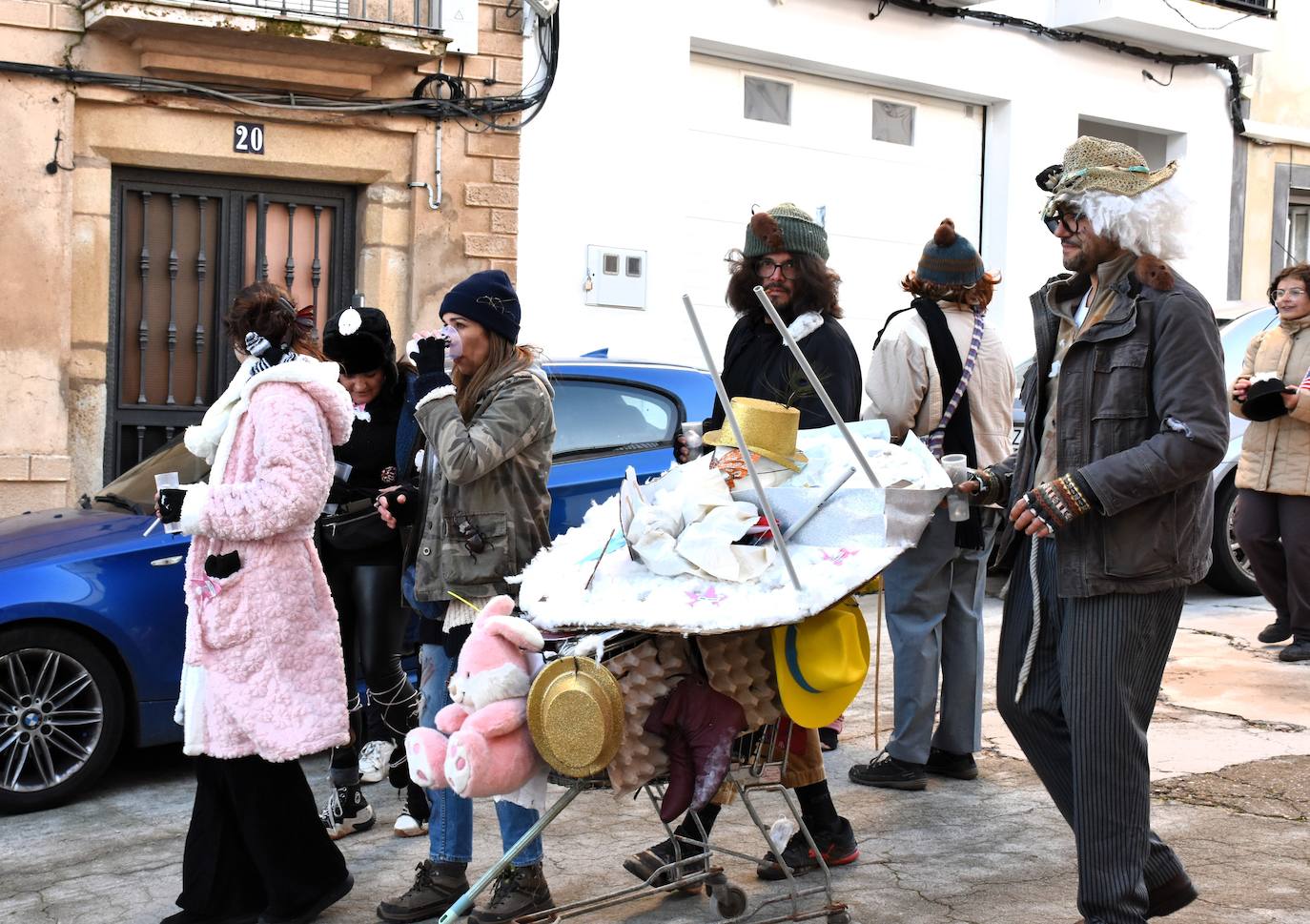Desfile de comparsas del Carnaval del Buche. Alburquerque 2024