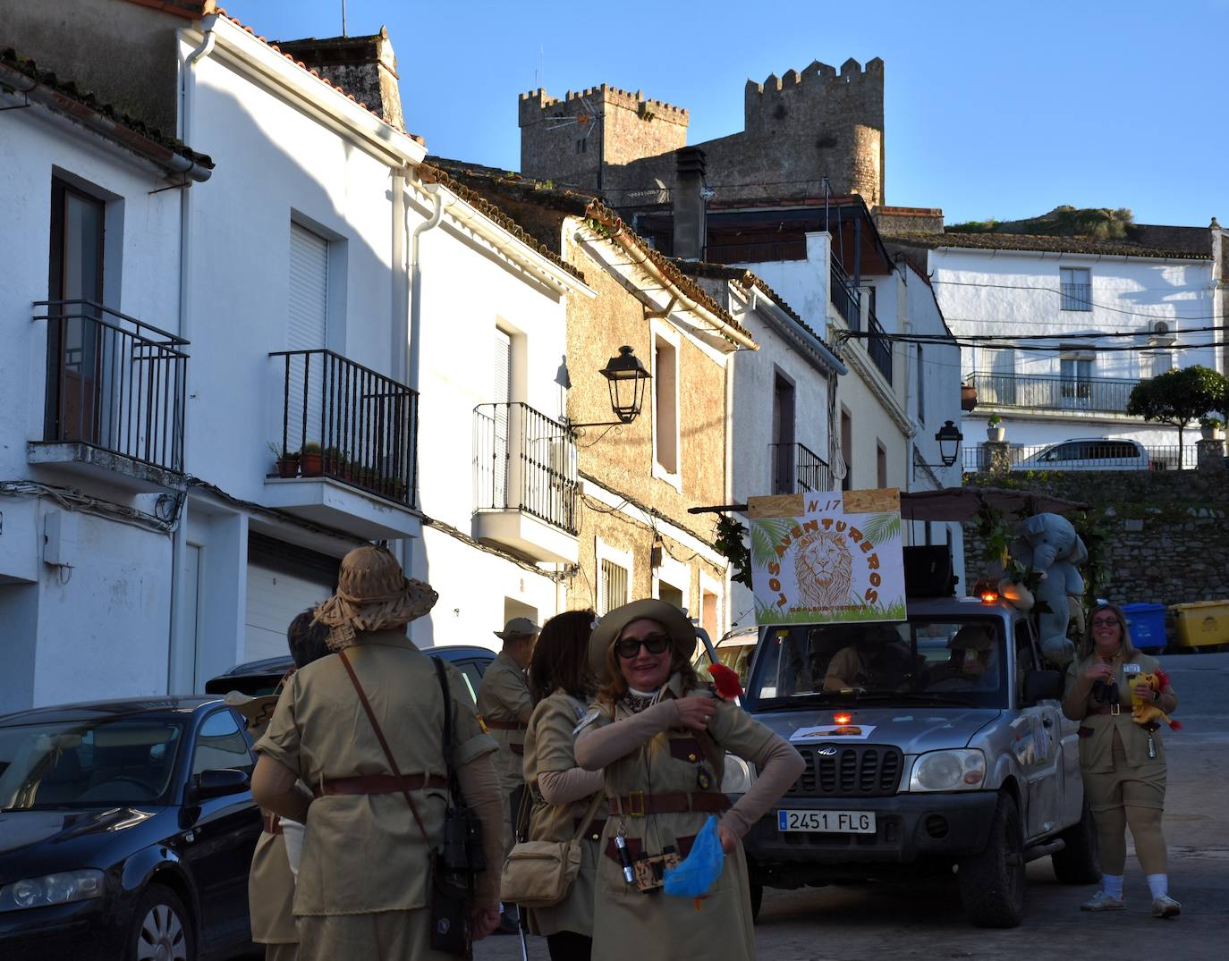 Desfile de comparsas del Carnaval del Buche. Alburquerque 2024