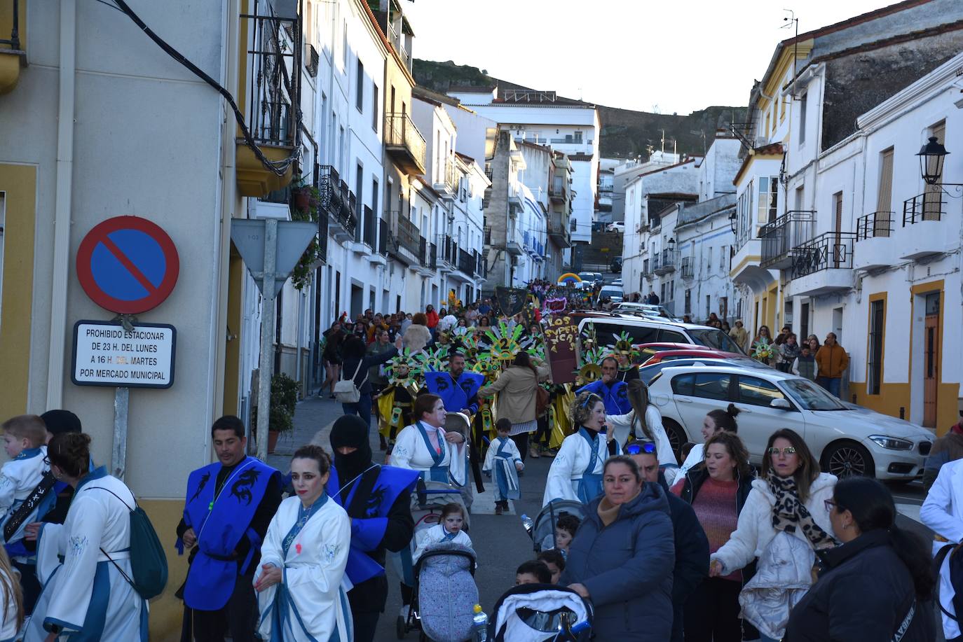 Desfile de comparsas del Carnaval del Buche. Alburquerque 2024