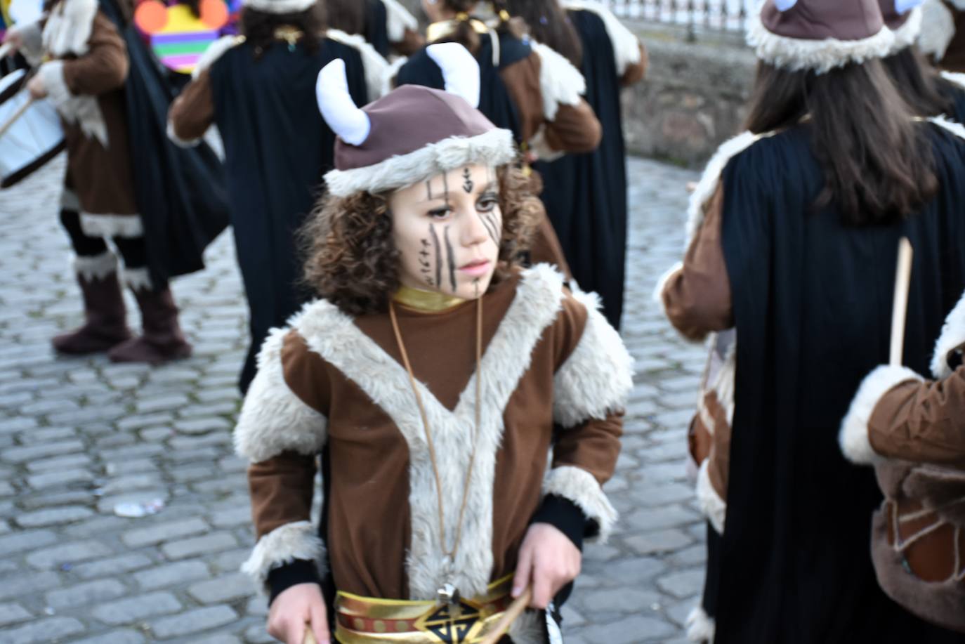 Desfile de comparsas del Carnaval del Buche. Alburquerque 2024