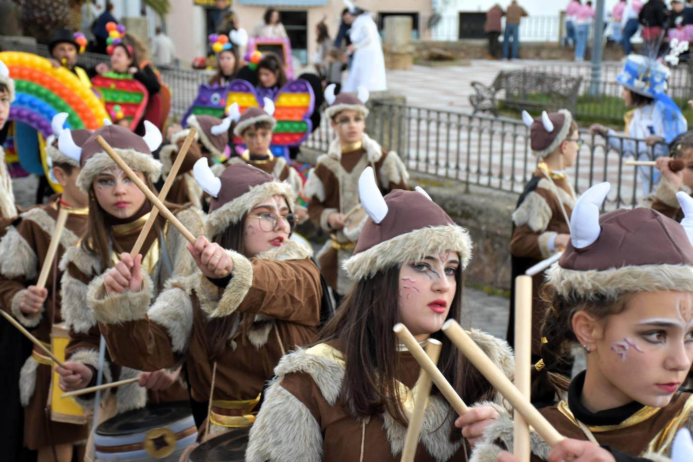 Desfile de comparsas del Carnaval del Buche. Alburquerque 2024