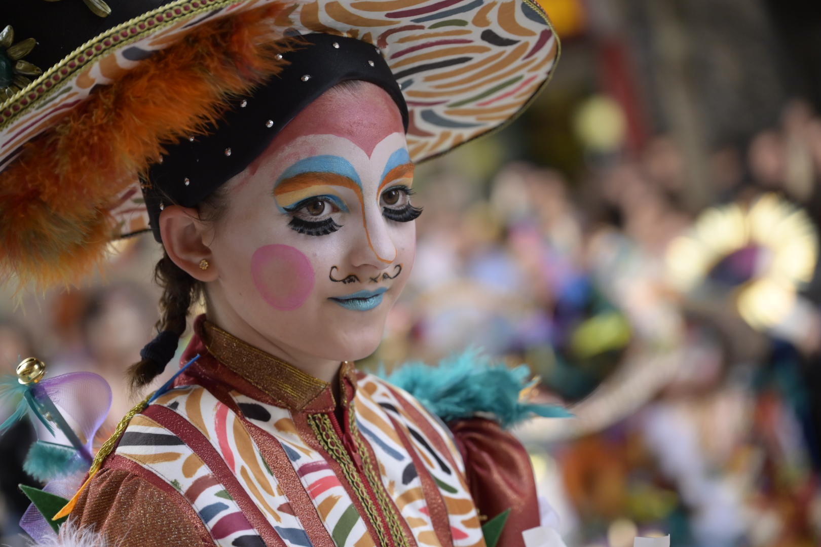 Las mejores imágenes del colorido desfile infantil del Carnaval de Badajoz 2024 (I)