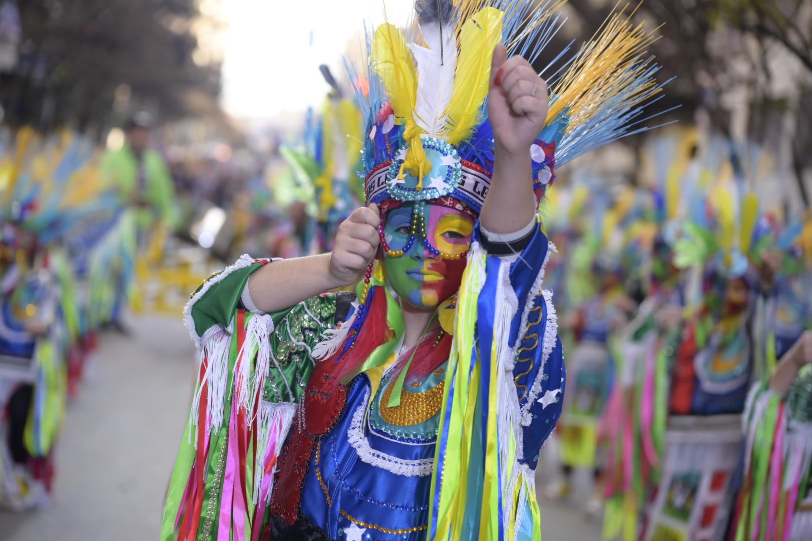 Las mejores imágenes del colorido desfile infantil del Carnaval de Badajoz 2024 (I)