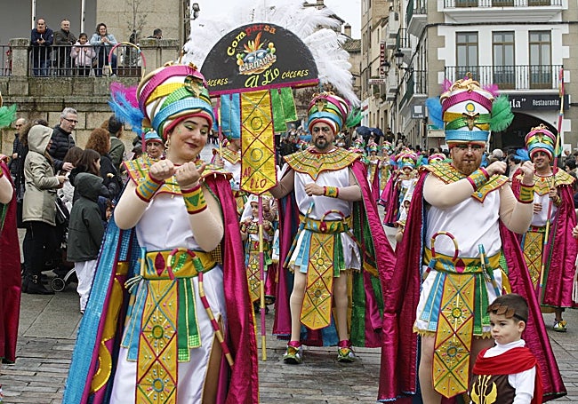 Los de Al lío, en la Plaza Mayor.