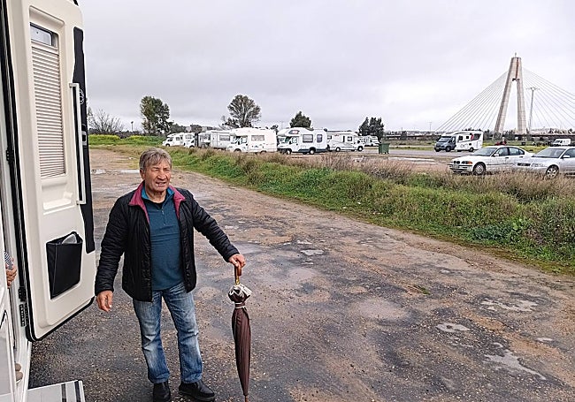 André, francés que lleva una semana en Badajoz con su pareja.