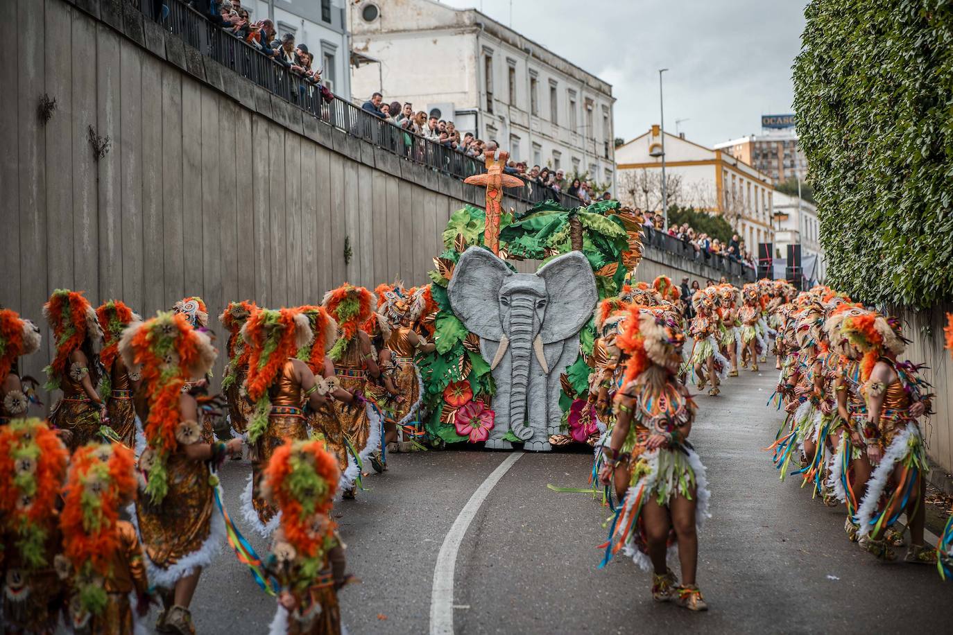 Lo mejor del desfile de comparsas del Carnaval de Mérida, en imágenes