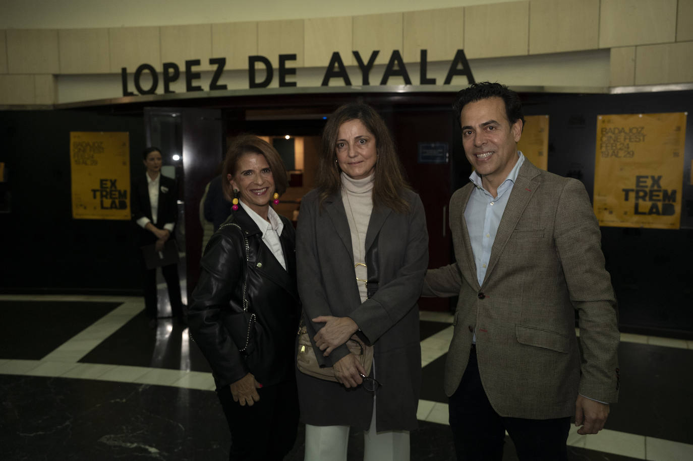 Paloma Morcillo, Carmen Touchard y Miguel Ángel Jaraíz.