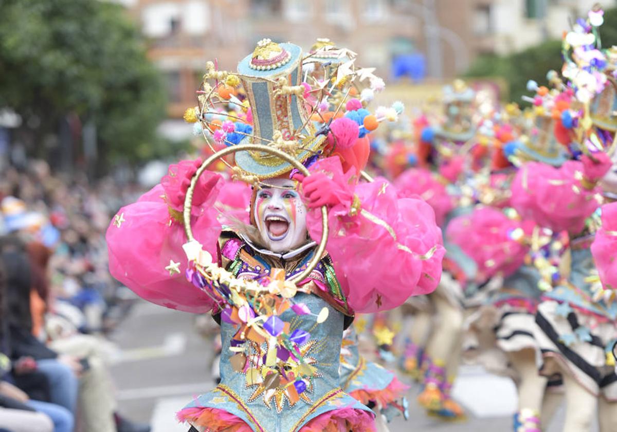 La Bullanguera en el desfile de comparsas del pasado martes.