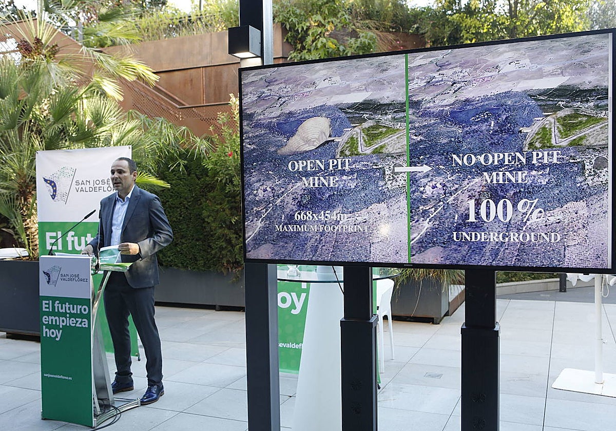 Primera presentación del proyecto de explotación subterránea de la mina en octubre de 2021.