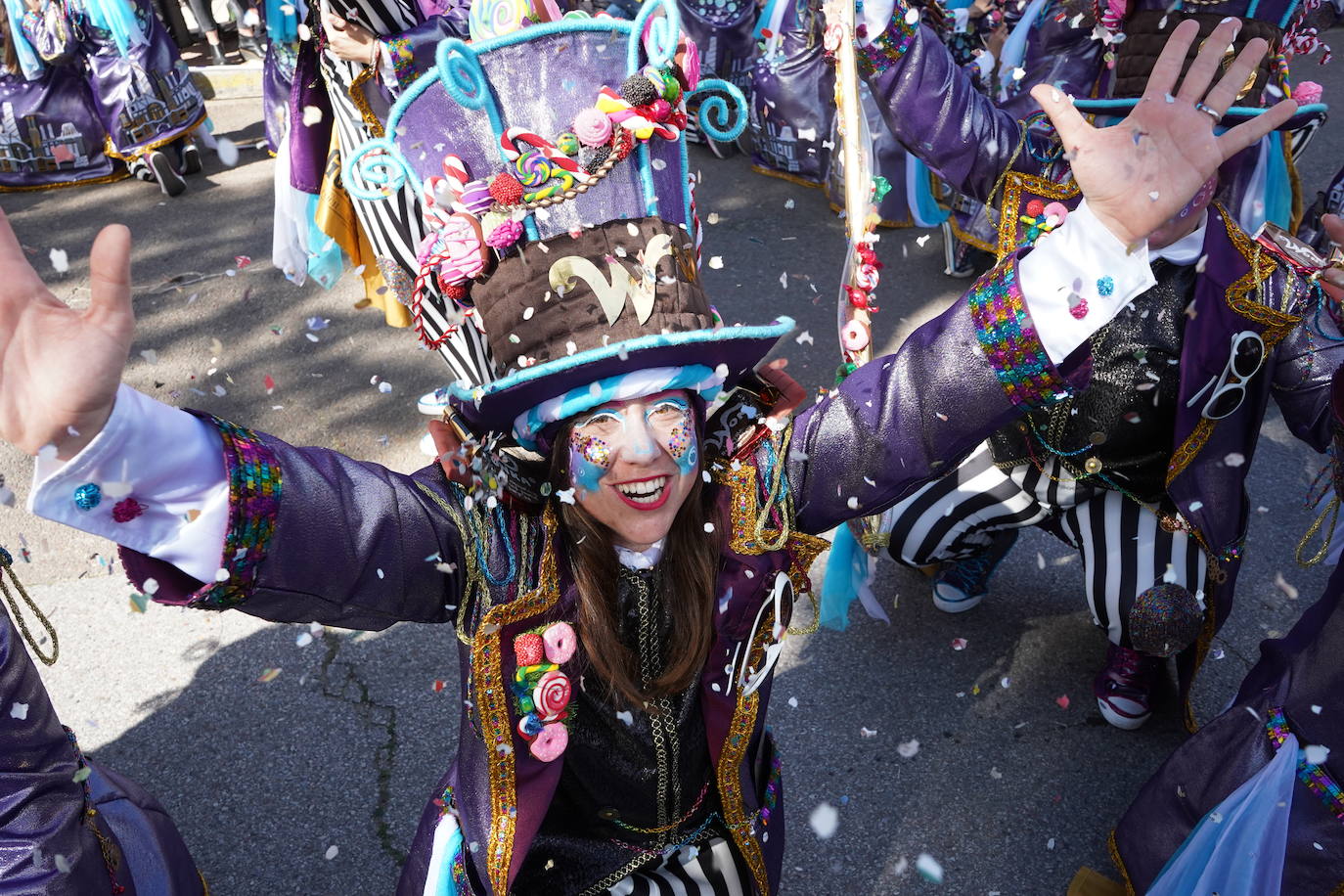 Las mejores imágenes del Desfile despedida del Carnaval de Badajoz 2024 (II)