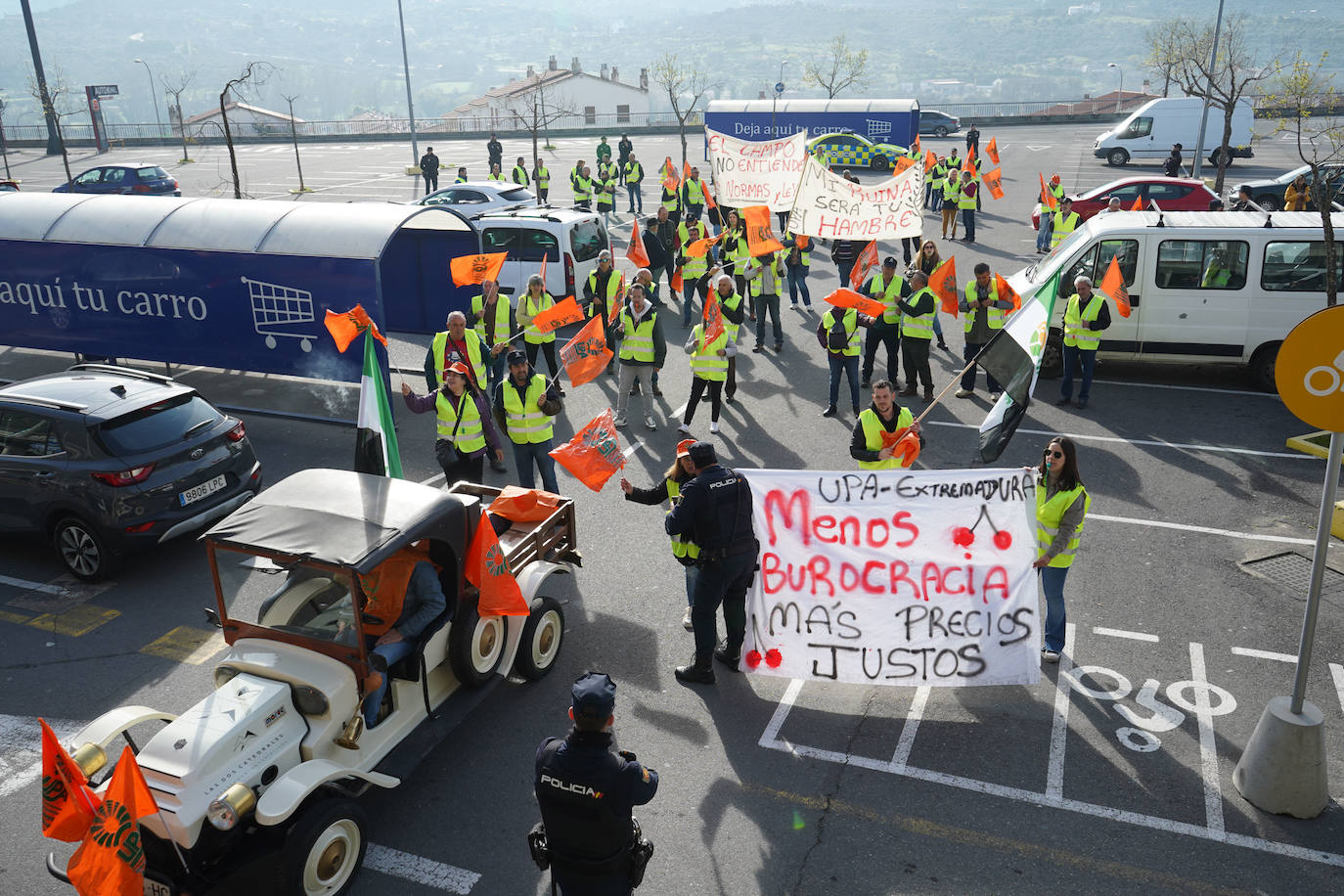 Concentración en Plasencia.