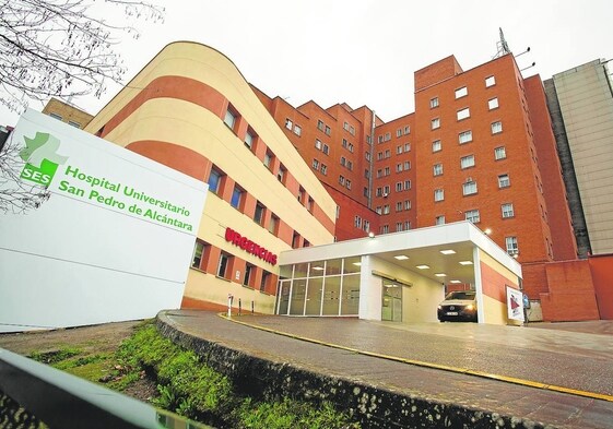 Imagen de la zona de Urgencias del Hospital San Pedro de Alcántara.