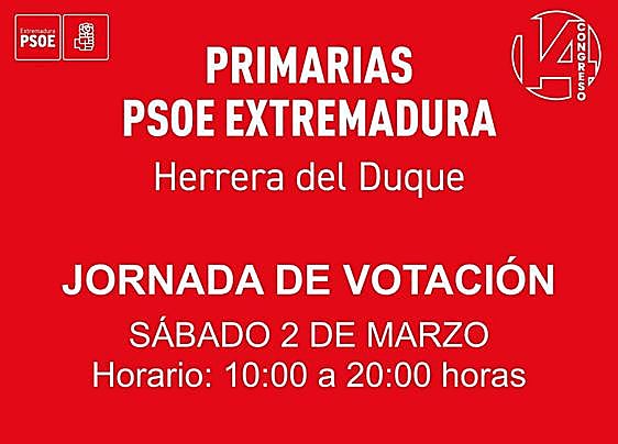 Jornada de Votación para la Secretaría General del PSOE de Extremadura