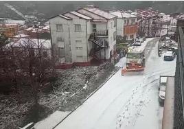 La borrasca deja 46 litros, nieve y rachas de 84 km/h en Extremadura