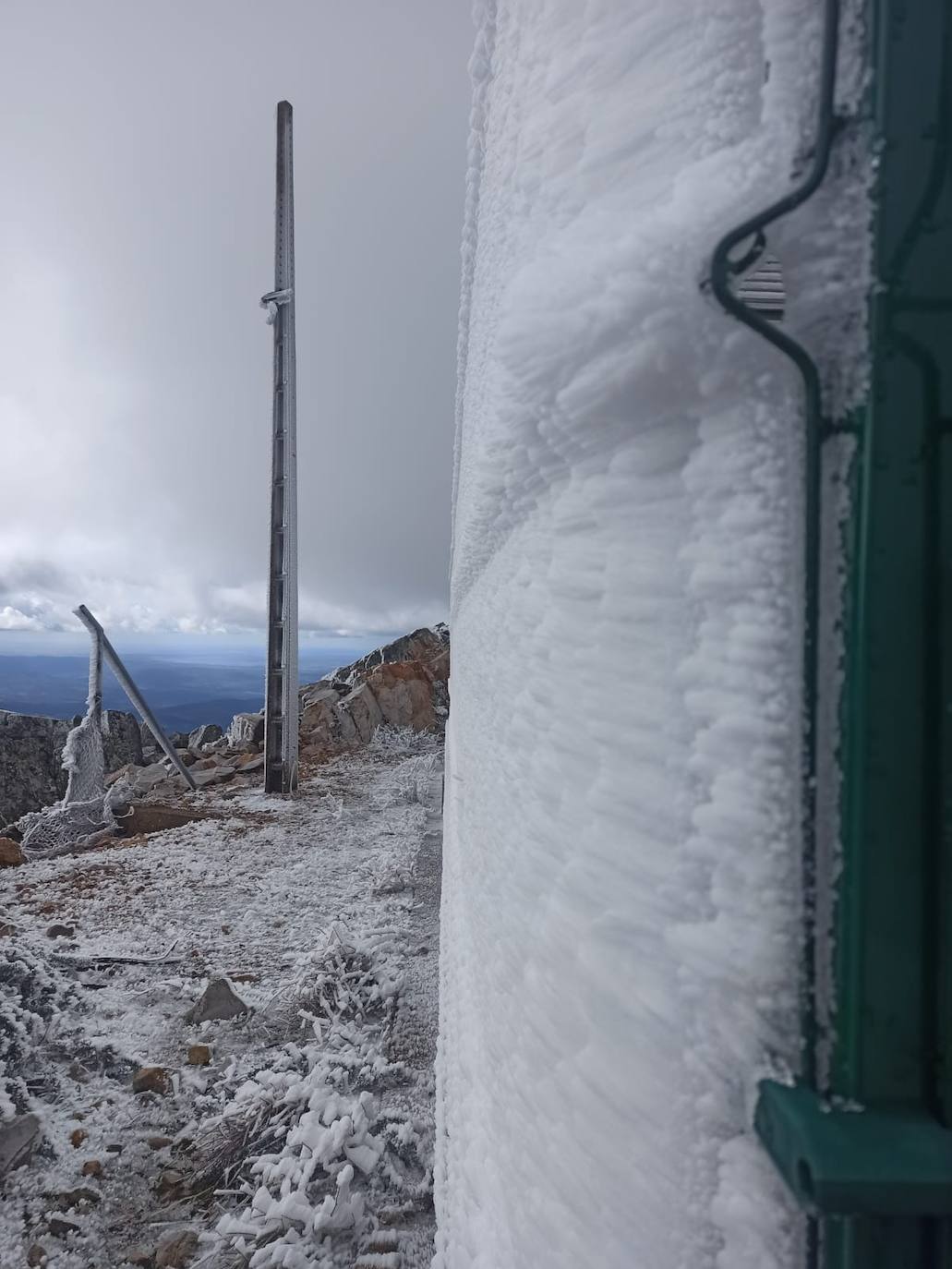 Estampas invernales en el Pico Villuercas