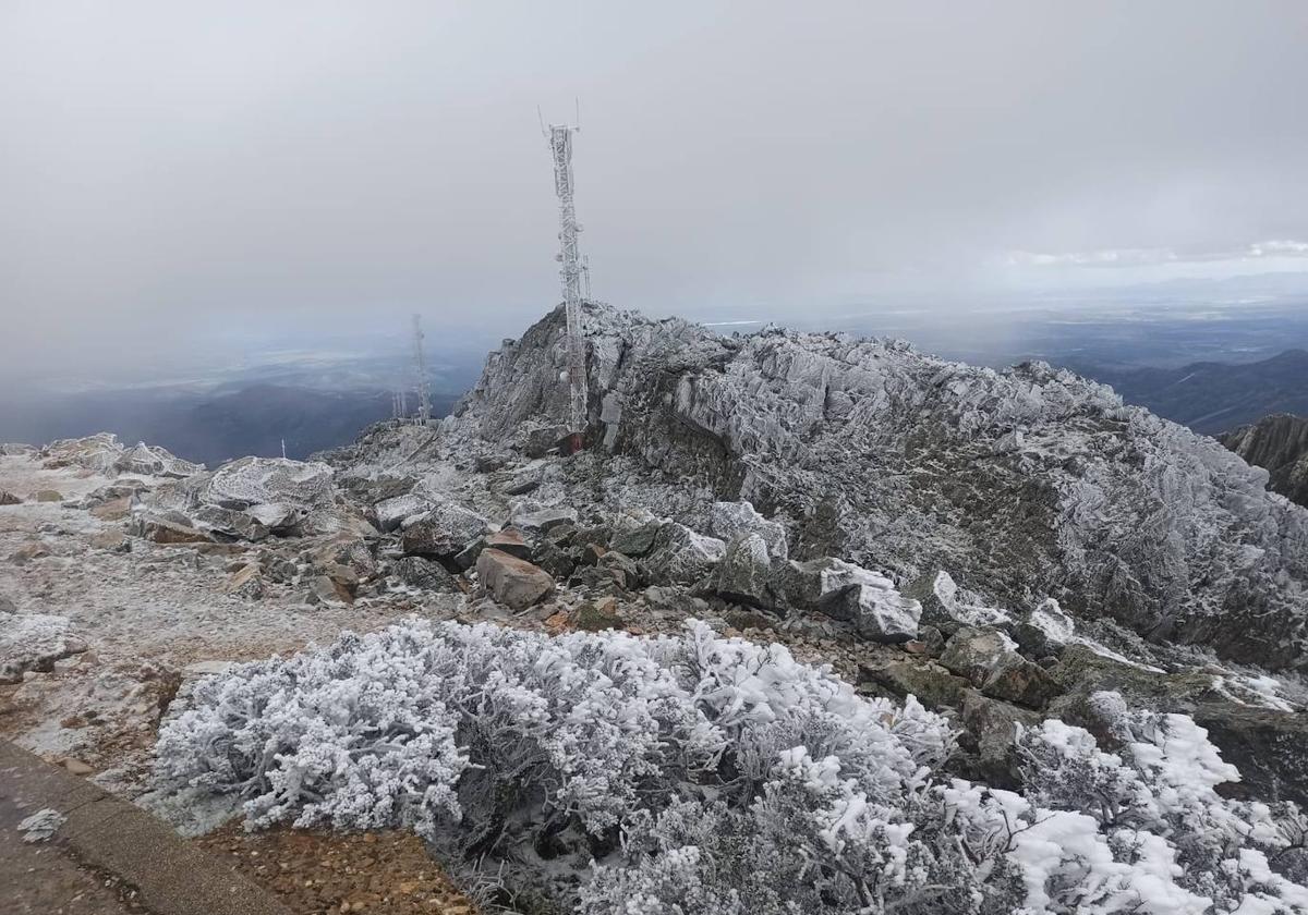 Estampas invernales en el Pico Villuercas