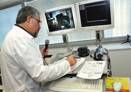 Imagen de archivo de una consulta de telemedicina en el SES.