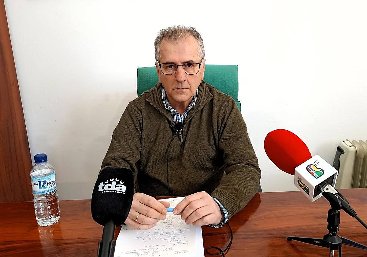 Comparecencia de M. Gutiérrez ante los medios