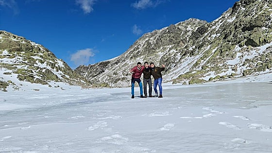 «Nos hundíamos hasta las rodillas, pero lo peor era el viento»