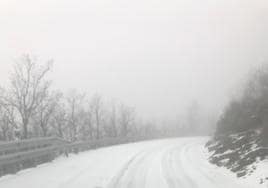 Nieve en Extremadura: Manto blanco en los valles de Ambroz y Jerte