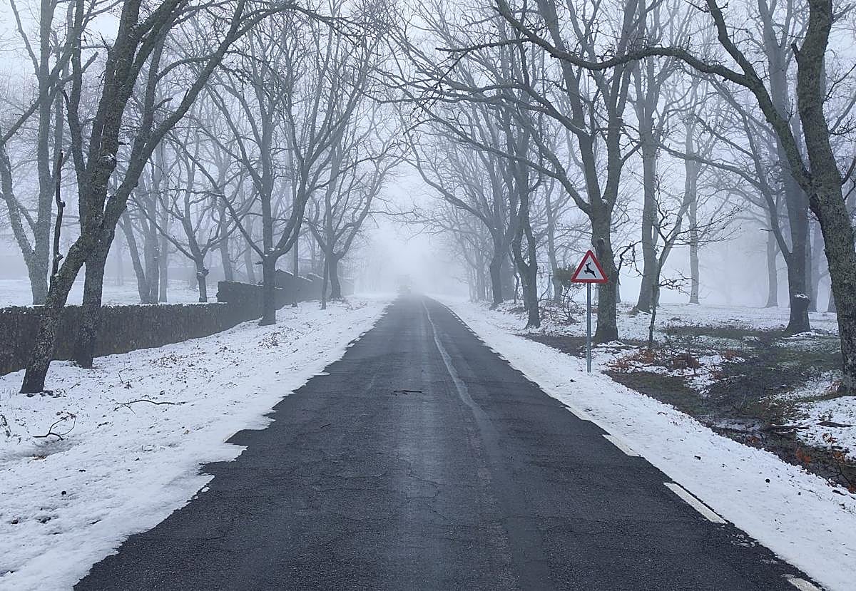 Estampas invernales en el norte de Extremadura