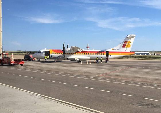 Imagen de archivo del aeropuerto de Badajoz.