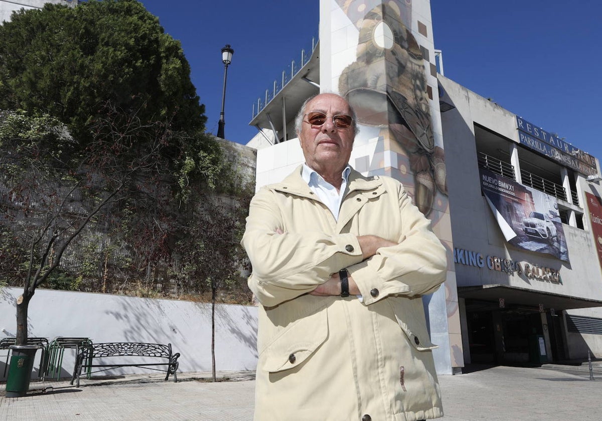 Manuel Méndez, en una foto de archivo tomada en la plaza de Obispo Galarza.