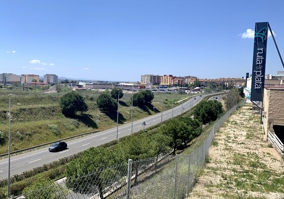 El tramo de la N-630 (avenida del Ferrocarril) cuya titularidad va a solicitar el Ayuntamiento.