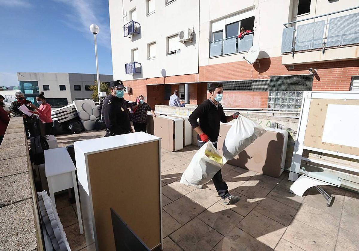 Imagen de archivo de un desahucio.