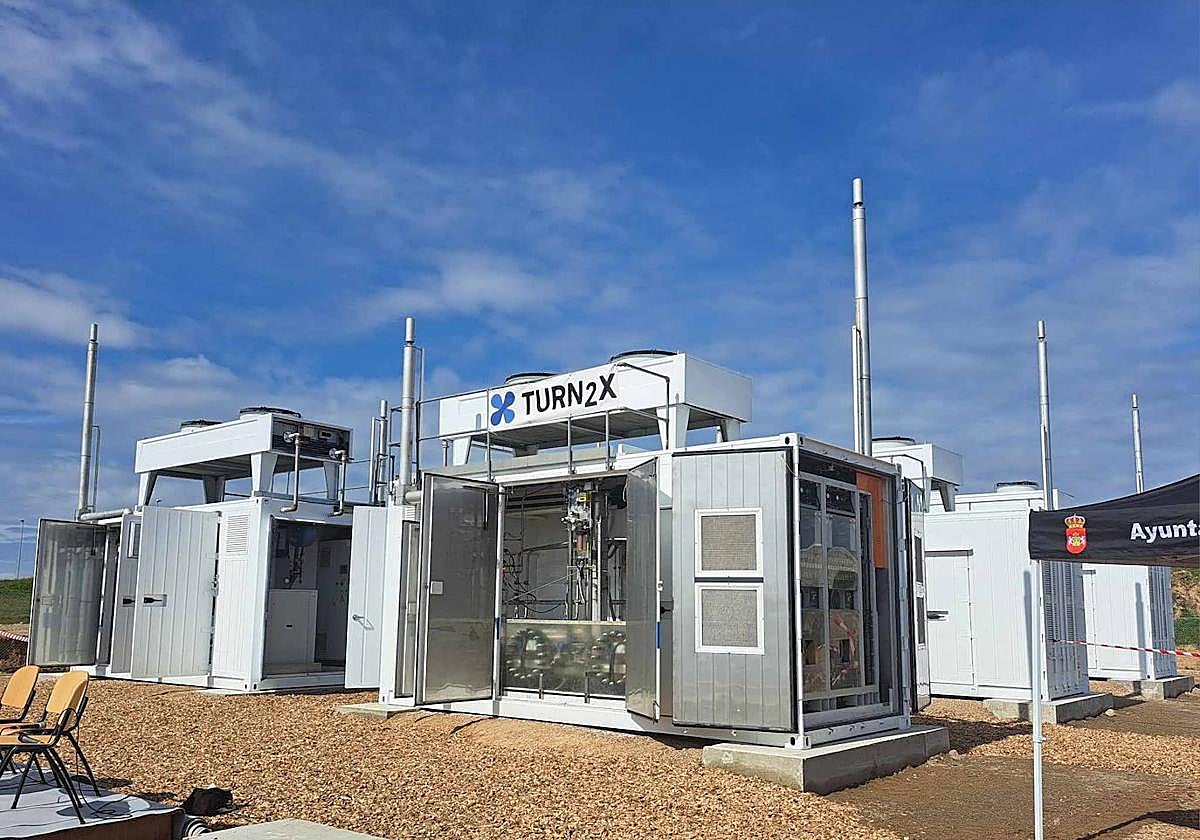 Planta piloto de producción de gas natural verde en el polígono de Miajadas.