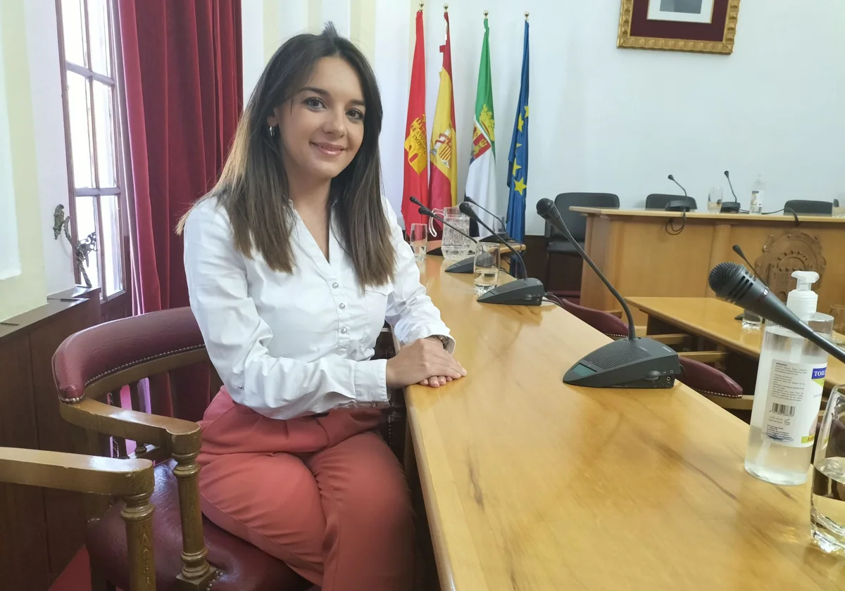 María Adelaida Tirado Asensio, el día que entró como concejala del PP hace dos años.