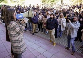 Momento antes del examen MIR celebrado en Badajoz el pasado 20 de enero.