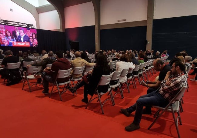 Gallardo en su discurso de esta mañana.