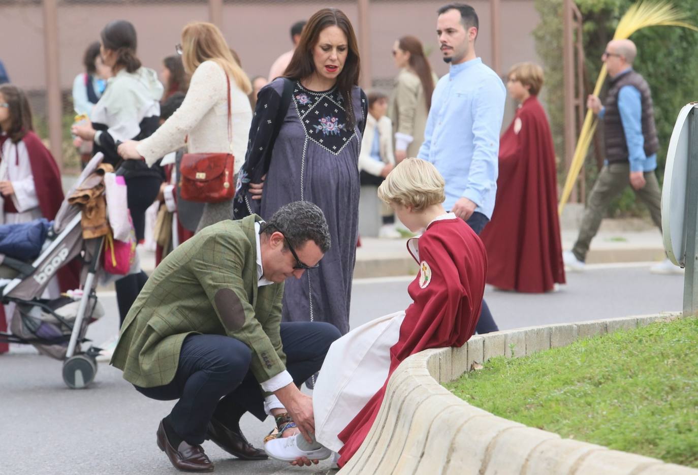 Procesión de la Sagrada Cena con Nuestra Señora del Patrocinio en Mérida