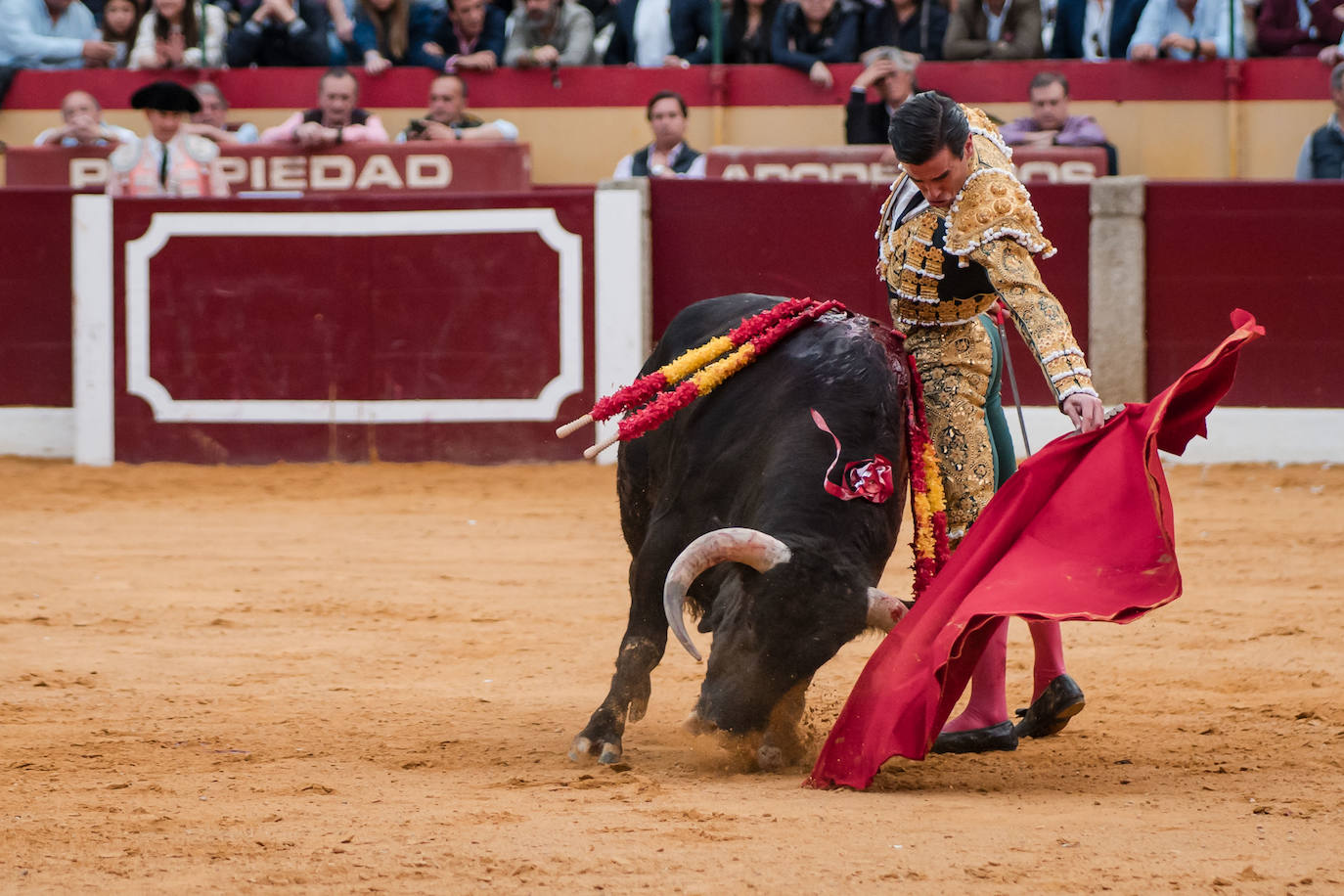 Las mejores imágenes de la corrida de Emilio de Justo, Talavante y Juan Ortega en Almendralejo (I)