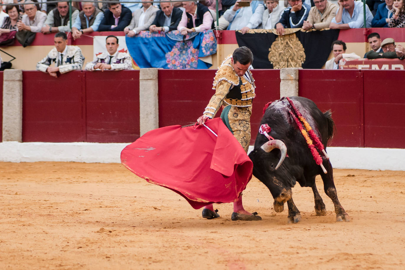 Las mejores imágenes de la corrida de Emilio de Justo, Talavante y Juan Ortega en Almendralejo (II)