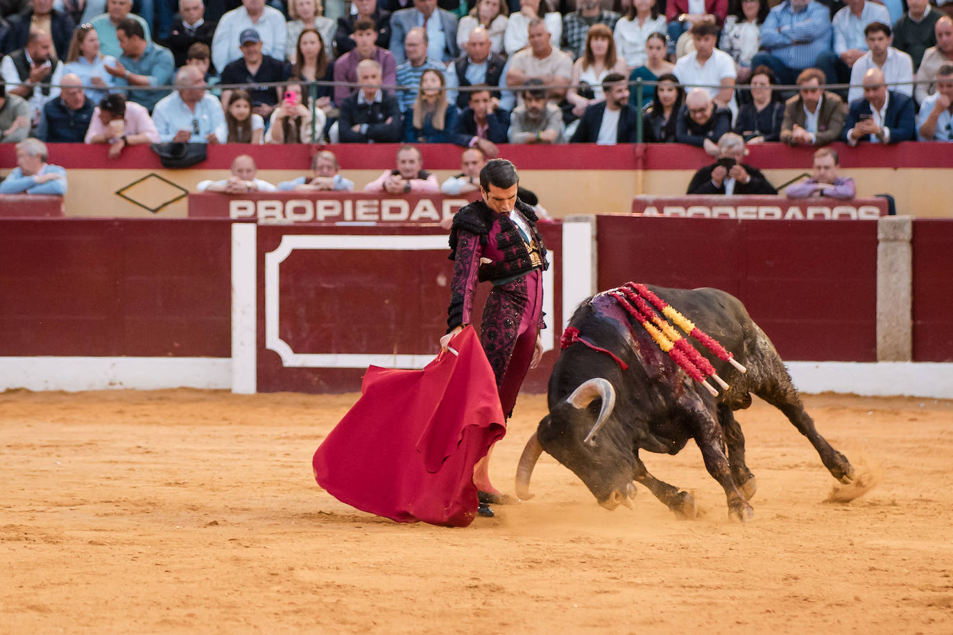 Las mejores imágenes de la corrida de Emilio de Justo, Talavante y Juan Ortega en Almendralejo (II)