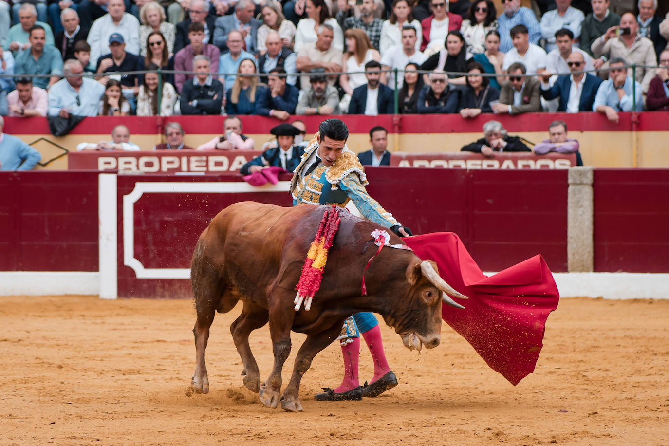 Las mejores imágenes de la corrida de Emilio de Justo, Talavante y Juan Ortega en Almendralejo (I)