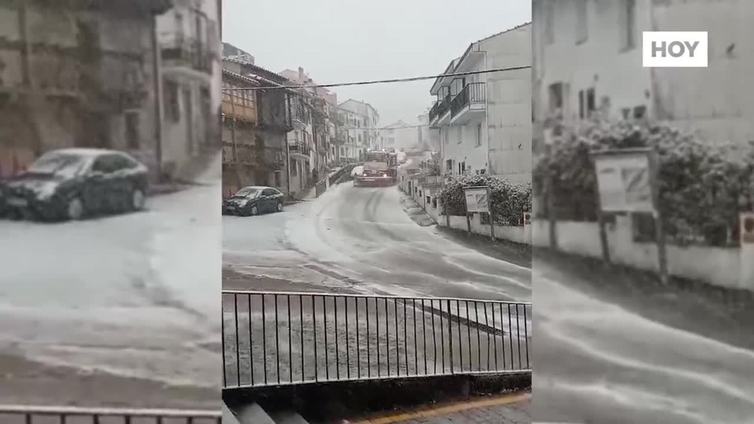 Comienza a nevar en la Garganta