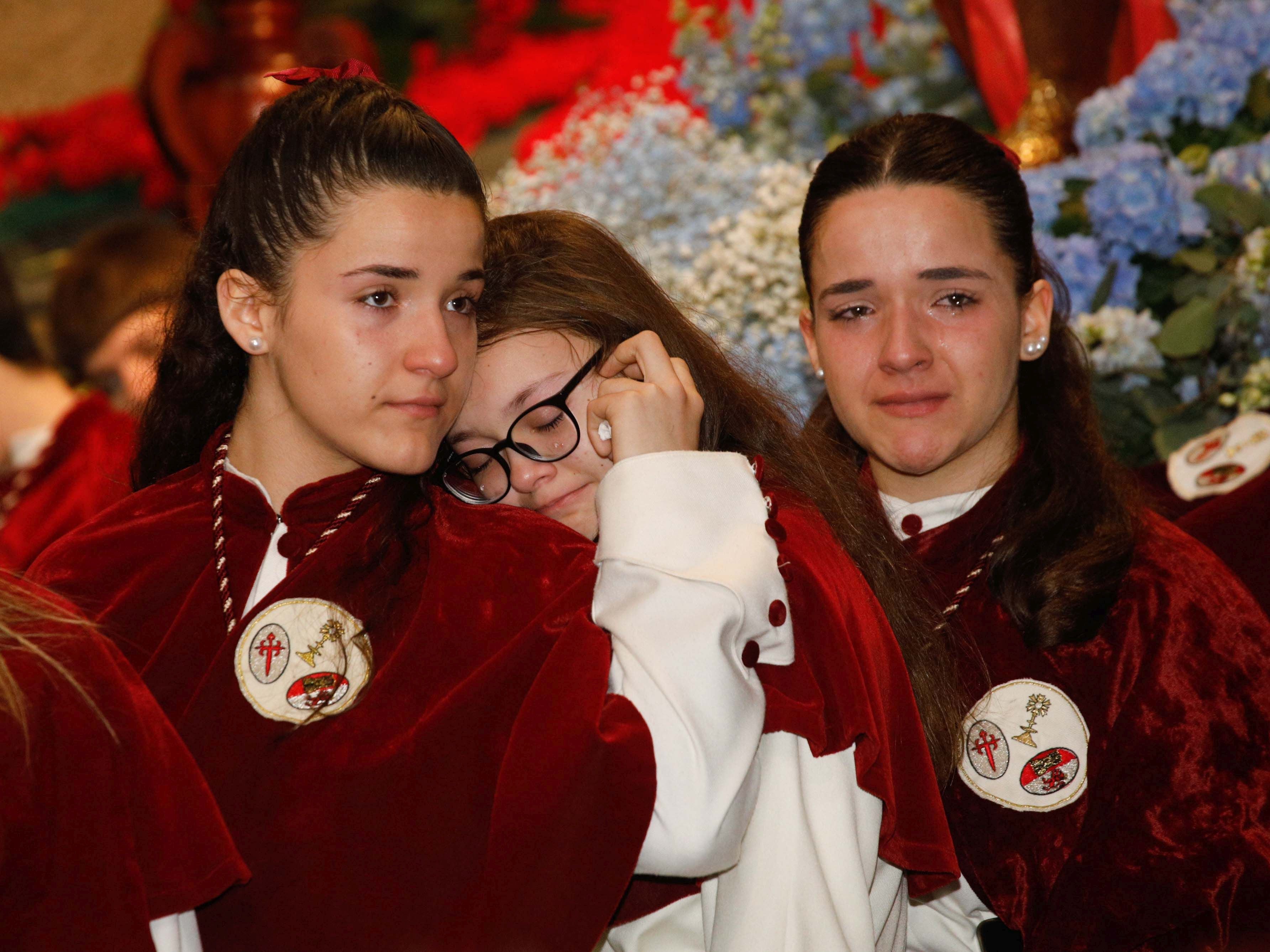 El Jueves Santo comenzó en Cáceres con la suspensión de la Sagrada Cena. 