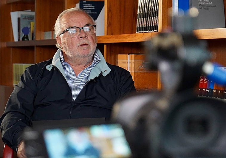 Agustín Muñoz Sanz esta semana durante la entrevista.