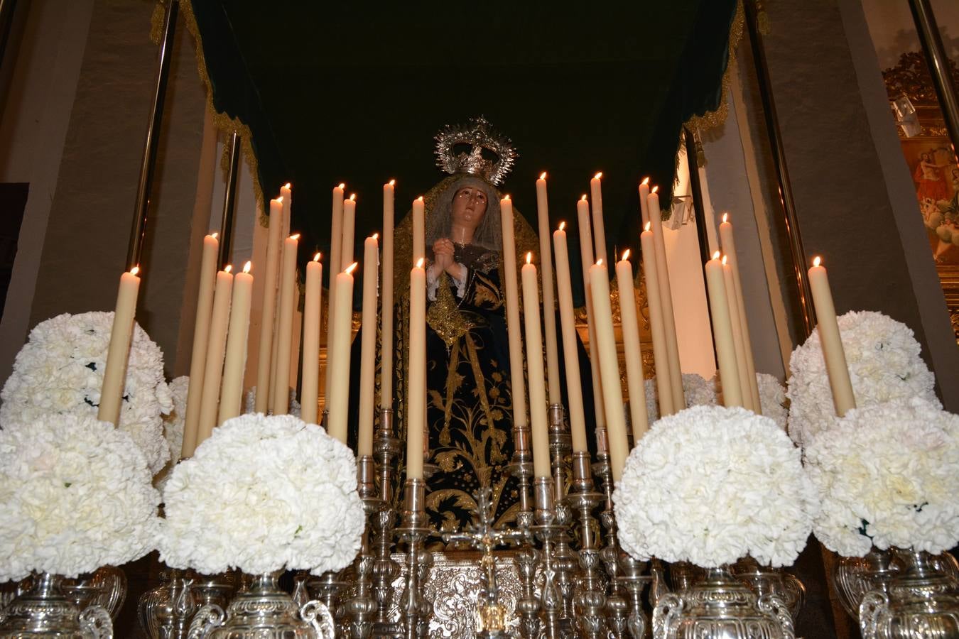 El Nazareno no pudo salir tras un largo día de lluvia