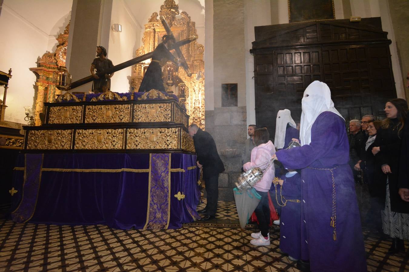 El Nazareno no pudo salir tras un largo día de lluvia