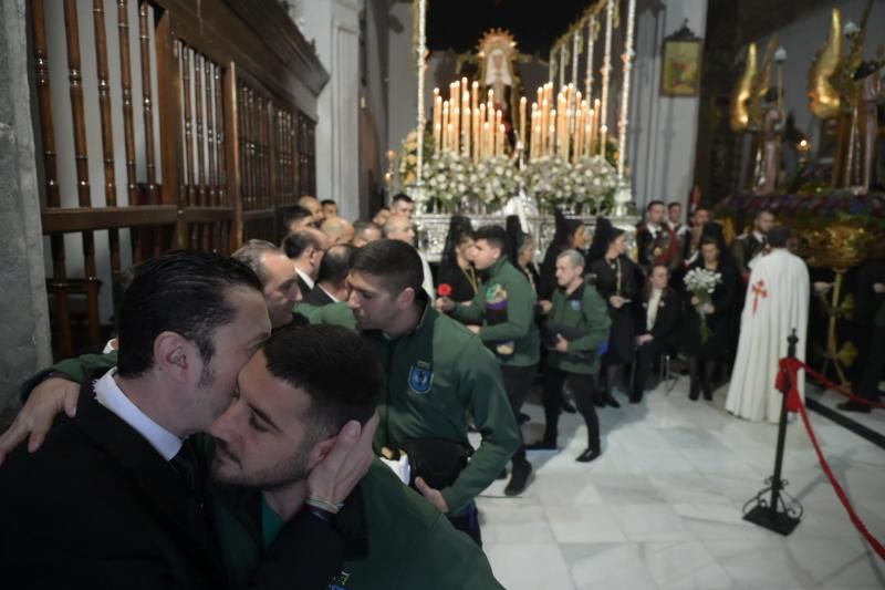 Suspensión del Santo Entierro en Badajoz. 