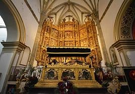 Santo Entierro de Cristo en la iglesia de Santa Ana