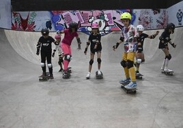 La pista de skate del Centro Joven de Badajoz.