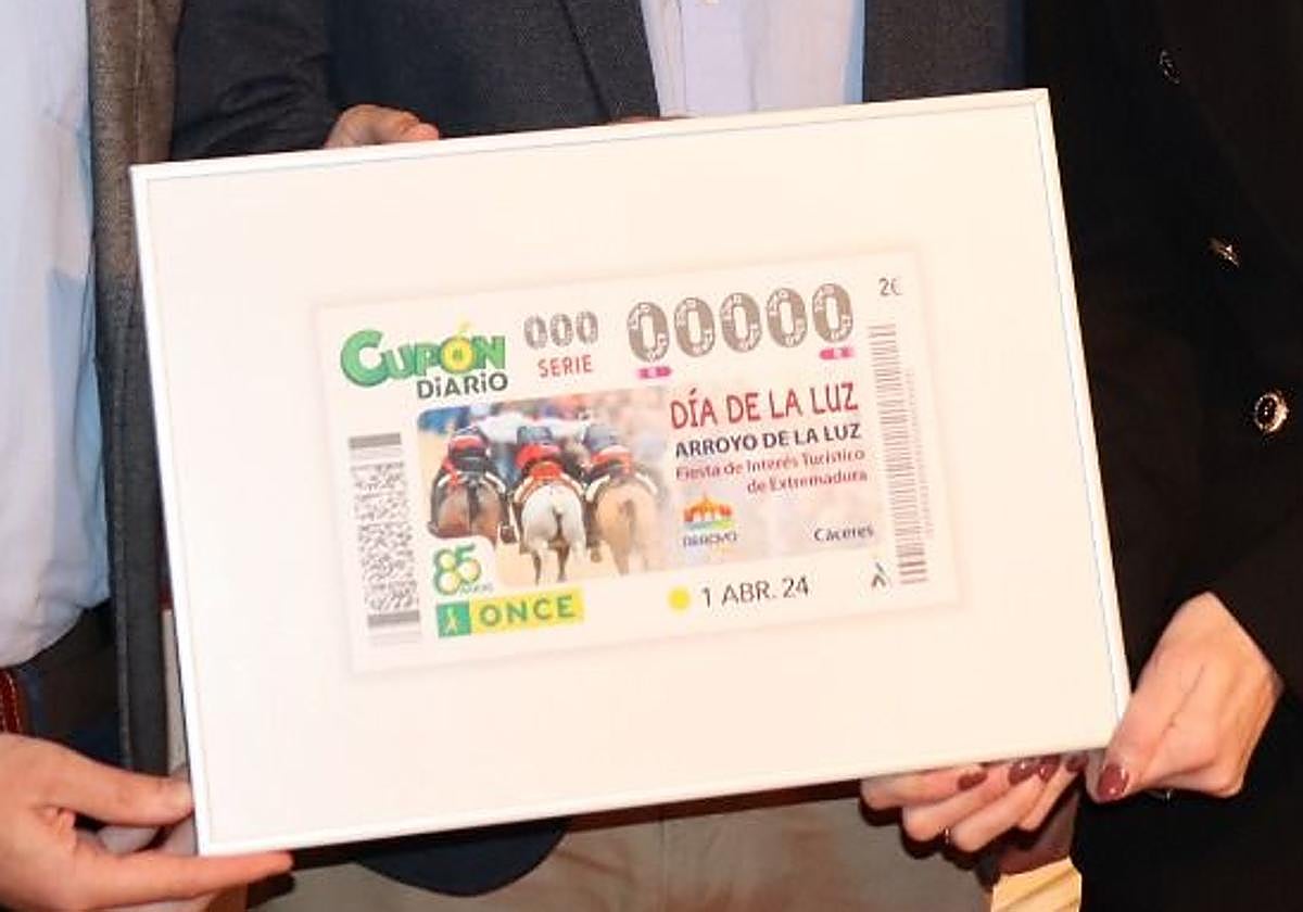 El cupón diario de la ONCE reparte 70.000 euros en Badajoz