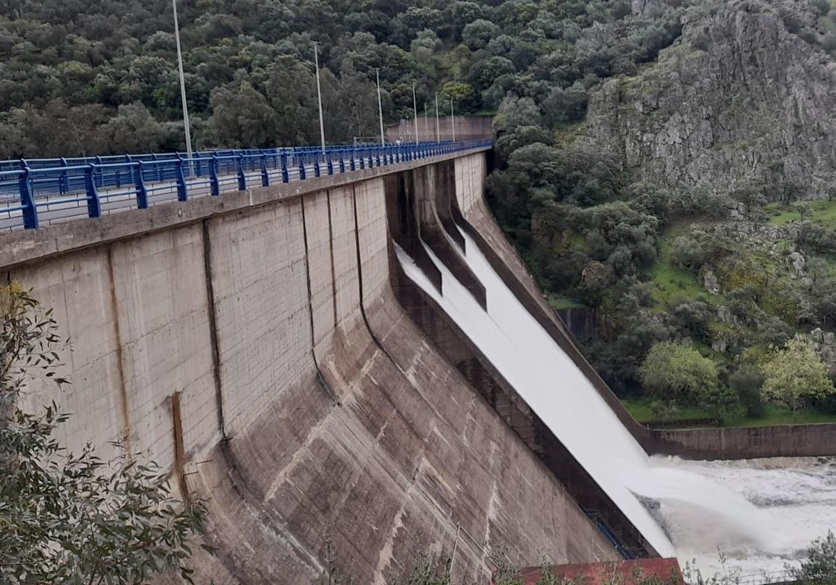 La borrasca Nelson recarga los embalses extremeños